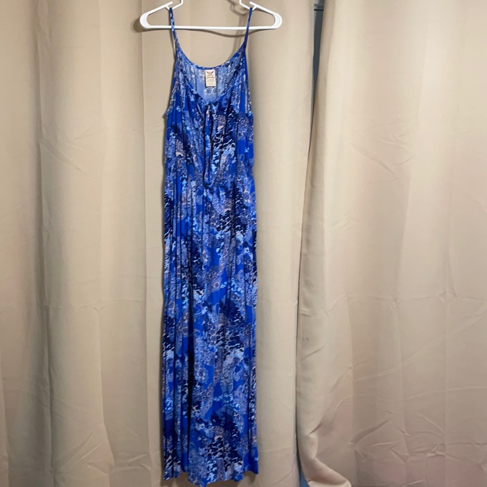Blue sun dress